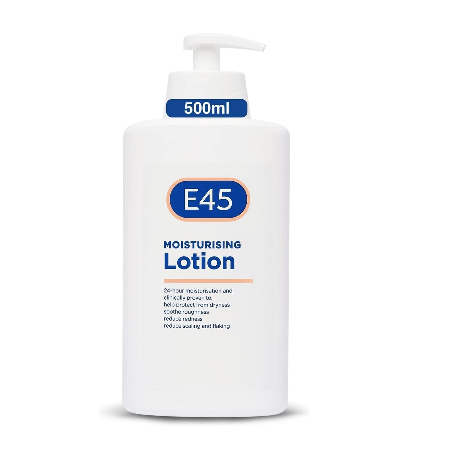 E45 Moisturising Lotion Pump - 500G - Dermatological - Skin Care Cream