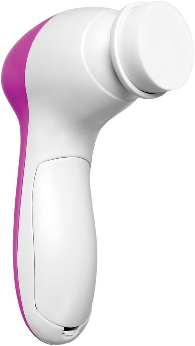 Complete Skin Care System / 4 Cleansing Heads to Clean & Exfoliate / 2 Variable Speeds/Battery Operated