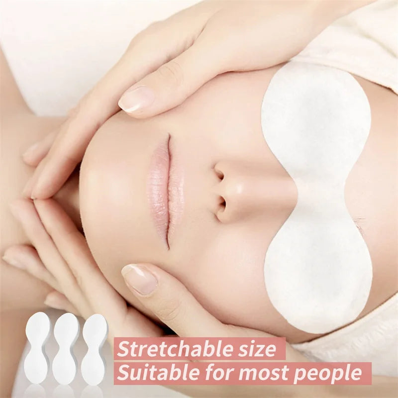 100Pcs/Bag Disposable Eye Mask Paper Ultrathin Natural Cotton Eye Care Patches for Women Spa Eye Covers Facial Skin Care Tools