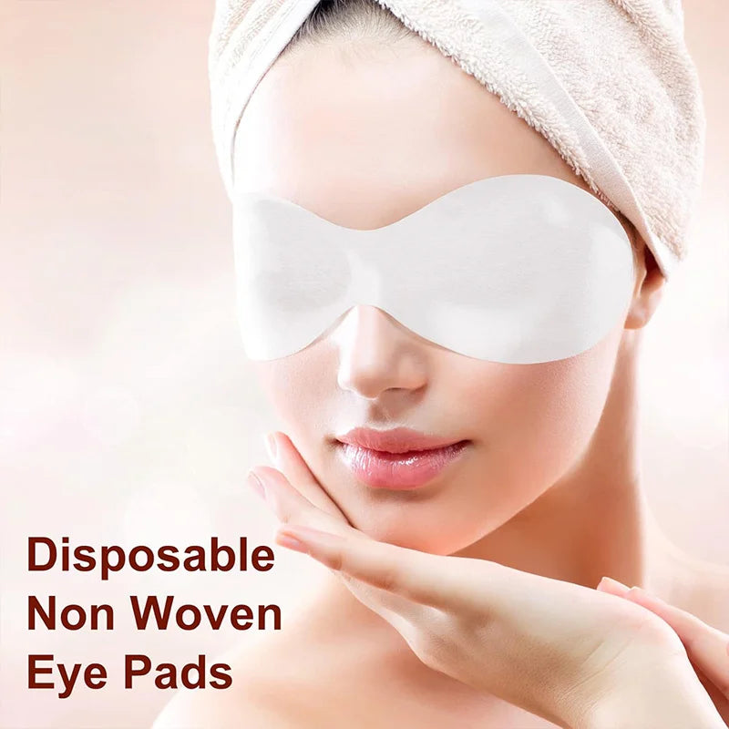 100Pcs/Bag Disposable Eye Mask Paper Ultrathin Natural Cotton Eye Care Patches for Women Spa Eye Covers Facial Skin Care Tools