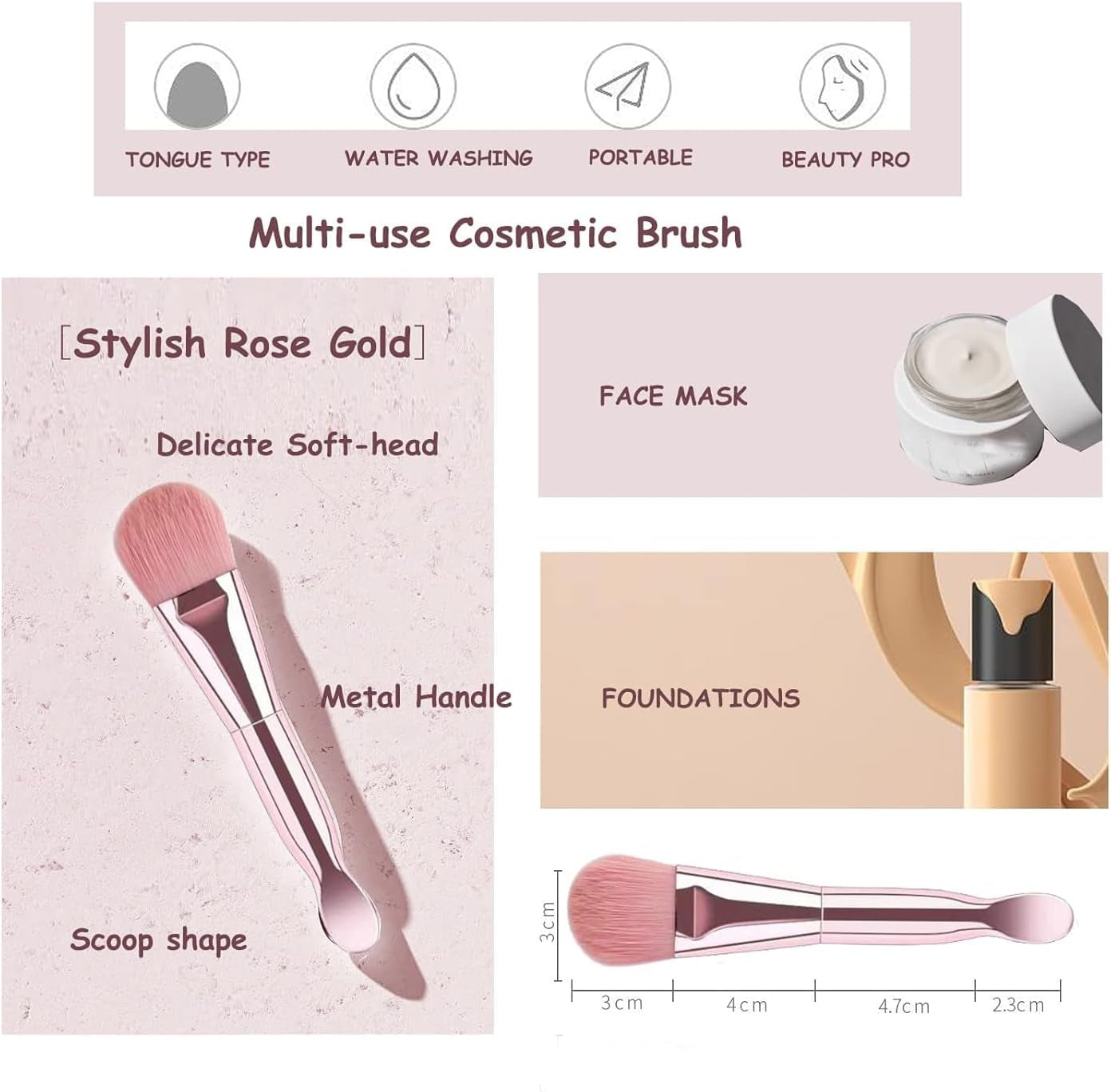 Makeup Brushes, Quality Make up Brushes 28Pcs Makeup Brushes Set Professional & Beginner Make-Up Sets & Case, Brushes & Sponges,Travel-Friendly Roll-Up Beauty Gift Sets for Women, PINK