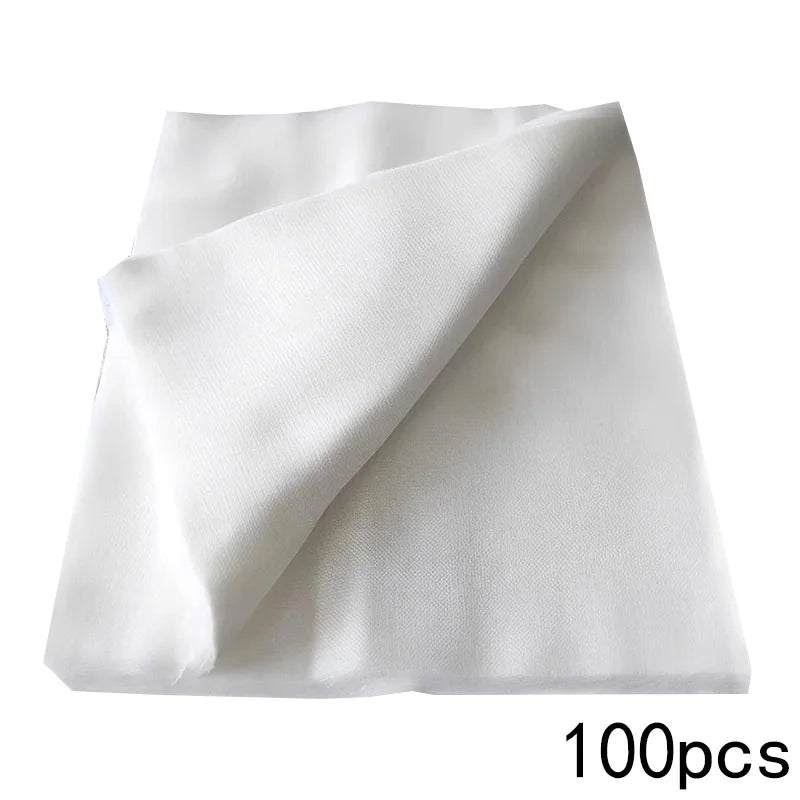 100Pcs/Bag Disposable Eye Mask Paper Ultrathin Natural Cotton Eye Care Patches for Women Spa Eye Covers Facial Skin Care Tools
