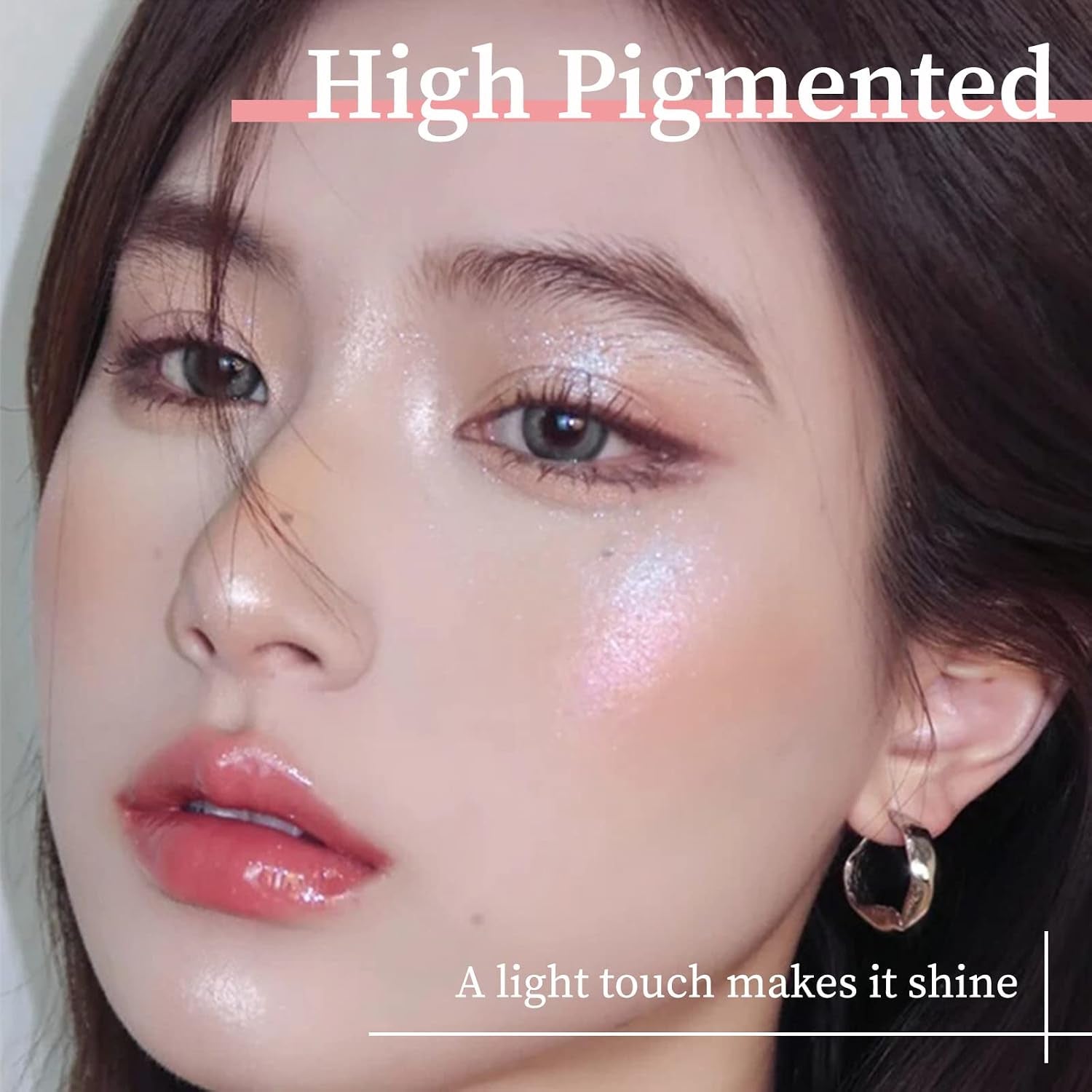 Glitter Eyeshadow Palette Shimmer 9 Colors Eye Shadow Make-Up Glitter Pressed All Highly Pigmented