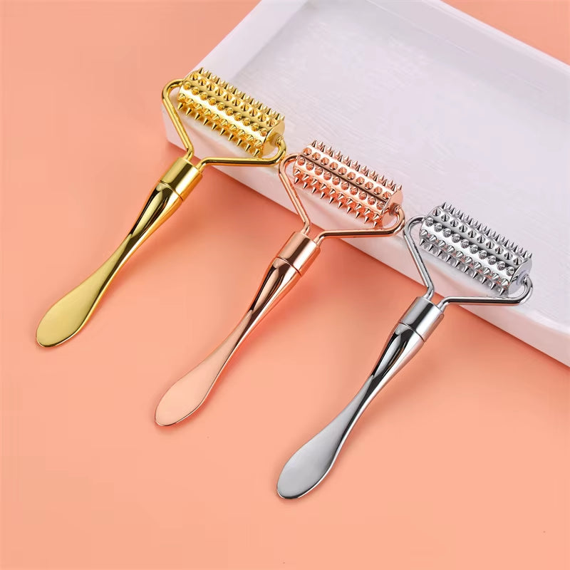 Stainless Steel Face Roller Face Care Lifting Massage Roller anti Wrinkle Skin Tighten Neck Facial Beauty Skin Care Tools