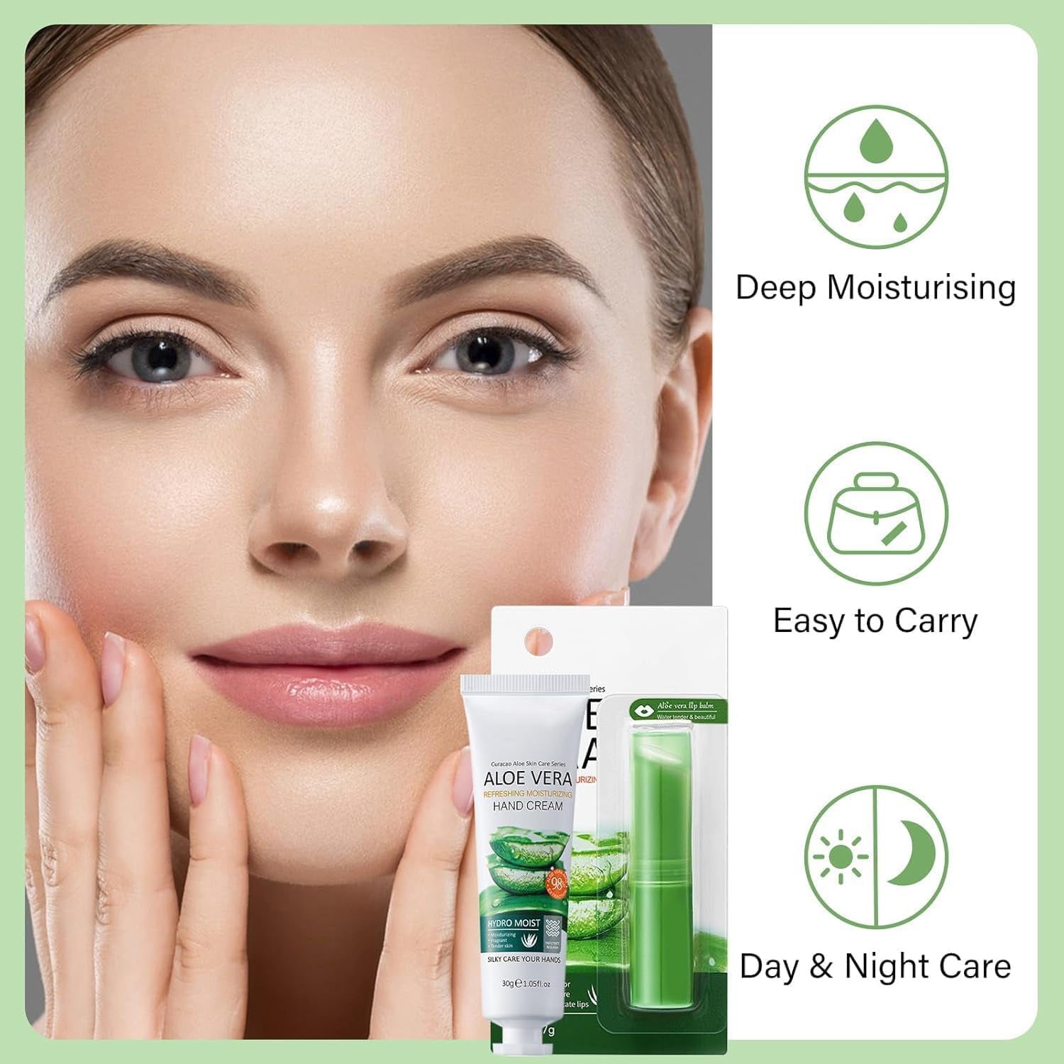 12PCS Skin Care Gift Sets for Teenage Girls, Aloe Vera Skincare for Women, Simple Pamper Face Care Kit for Teen