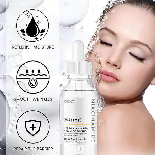 Niacinamide 10% + Zinc 1% Serum for Face, 30ML/1 Fl Oz Moisture Niacinamide Face Serum for Women, Refreshing.