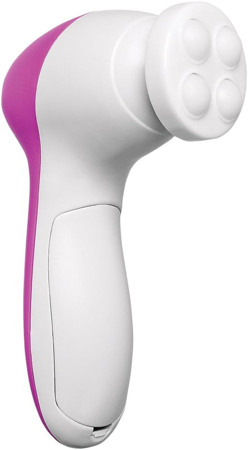 Complete Skin Care System / 4 Cleansing Heads to Clean & Exfoliate / 2 Variable Speeds/Battery Operated
