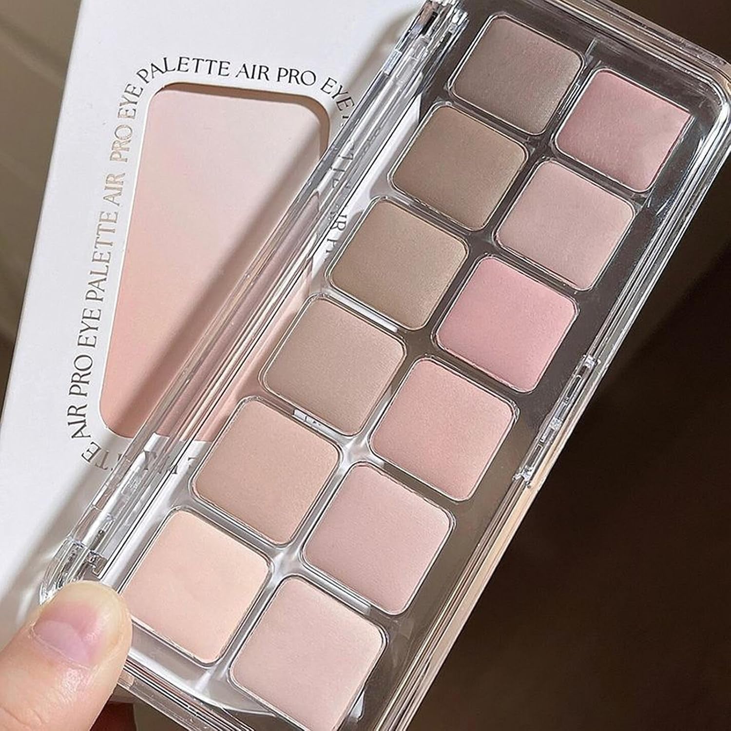 Pink Eyeshadow Palette, Nude Eye Shadow Pallets, Pink Brown Matte Smokey Natural Eyeshadow Makeup Palettes, Long Lasting Highly Pigmented Fine Powder Eye Make-Up Gift for Women Girls