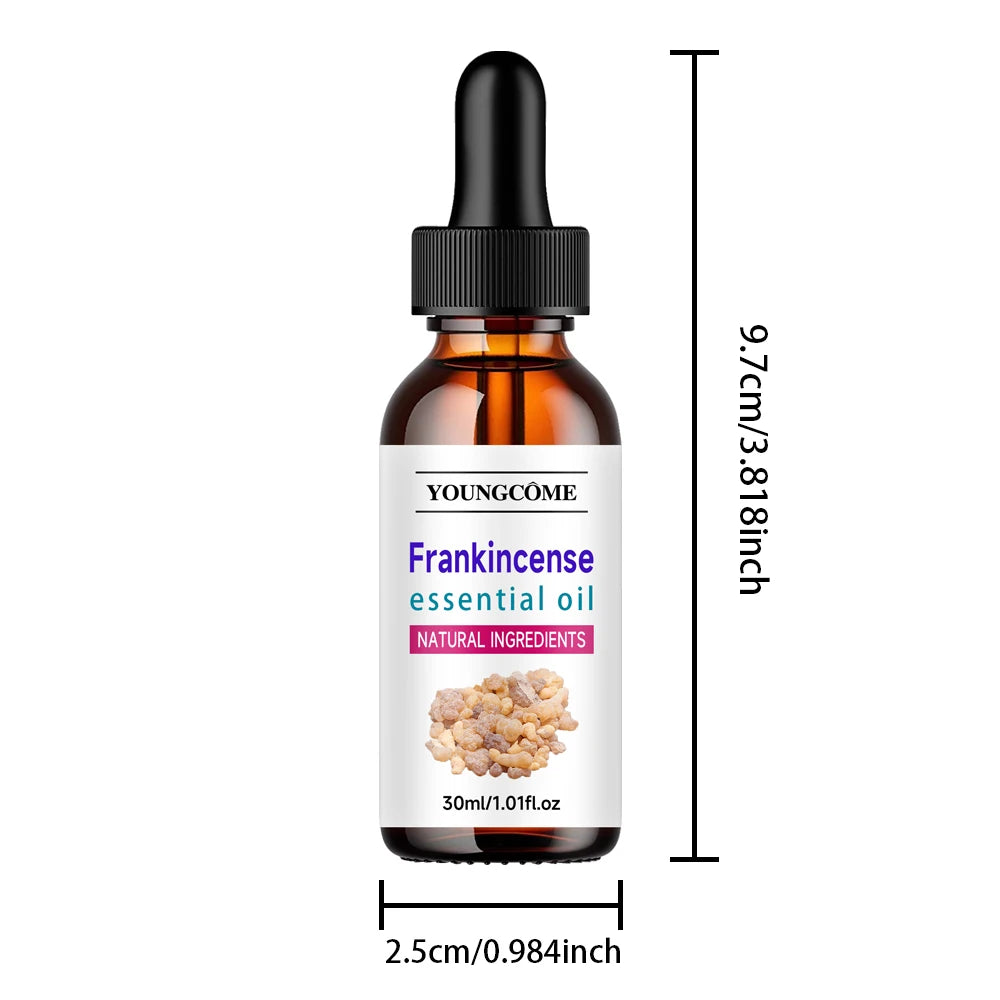 Frankincense Essential Oil Natural Boswellia Serrata Oil - for Diffuser, Hair Care, Face, Skin Care, Aromatherapy, Scalp +-