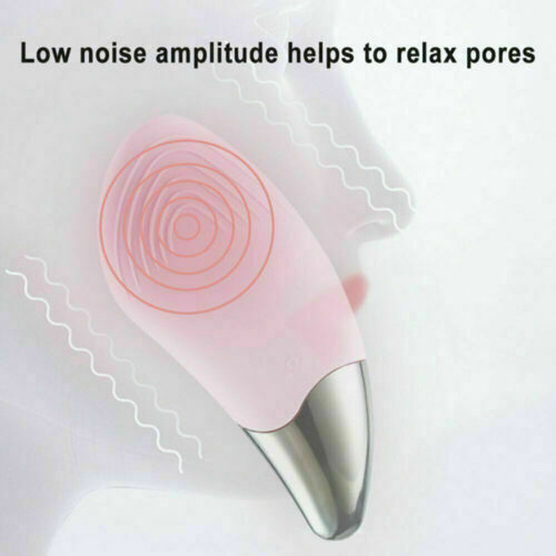 Electric Silicone Facial Cleansing Brush Face Skin Care Deep Cleaner Massager UK
