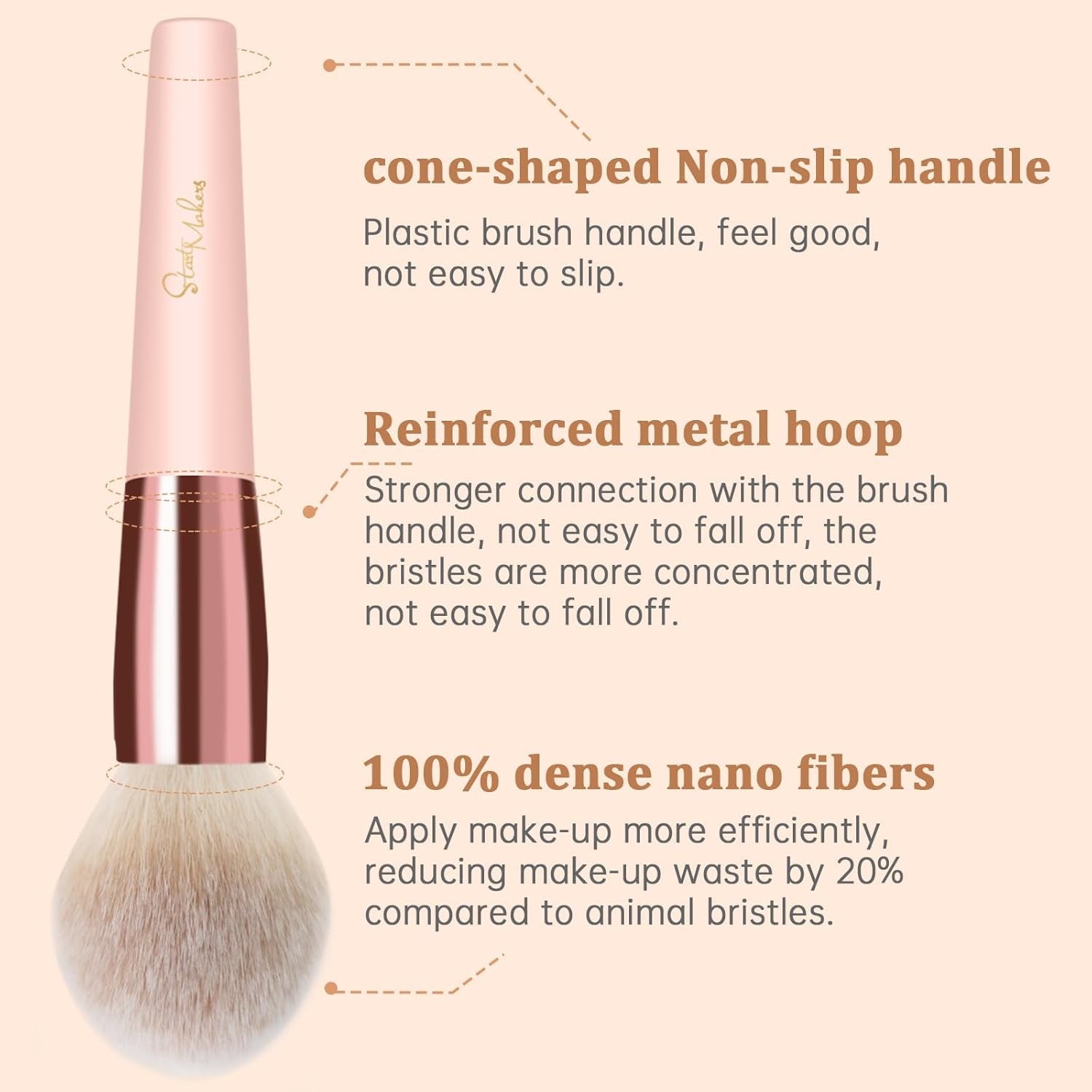 Makeup Brushes  15Pcs Marble Makeup Brush Set Foundation Powder Blush Blending Eyeshadow Brushes Sets