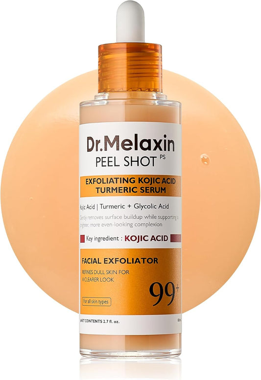 Kojic Acid Dark Spot Corrector Peeling Ampoule – AHA BHA Exfoliating Serum with Kojic Acid & Niacinamide for Dark Spots & Uneven Skin Tone, Korean Skincare 2.71 Fl.Oz