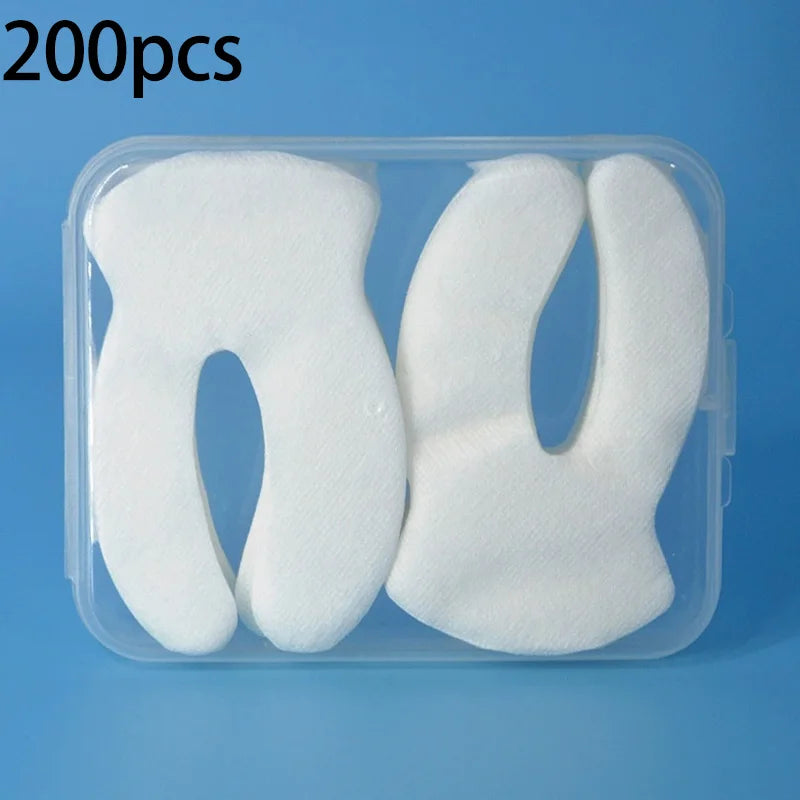 100Pcs/Bag Disposable Eye Mask Paper Ultrathin Natural Cotton Eye Care Patches for Women Spa Eye Covers Facial Skin Care Tools