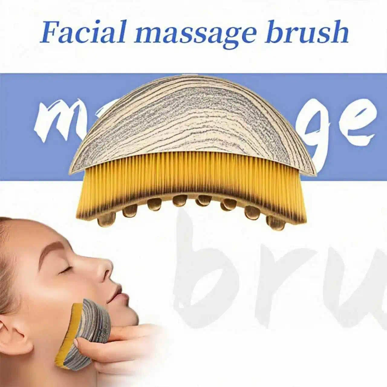 Brush 2-Pack, Face & Body Massage Tool for Jawline Contouring & Neck Sculpting, Ergonomic Design for Precise Skin Fit, Skin Care Essential