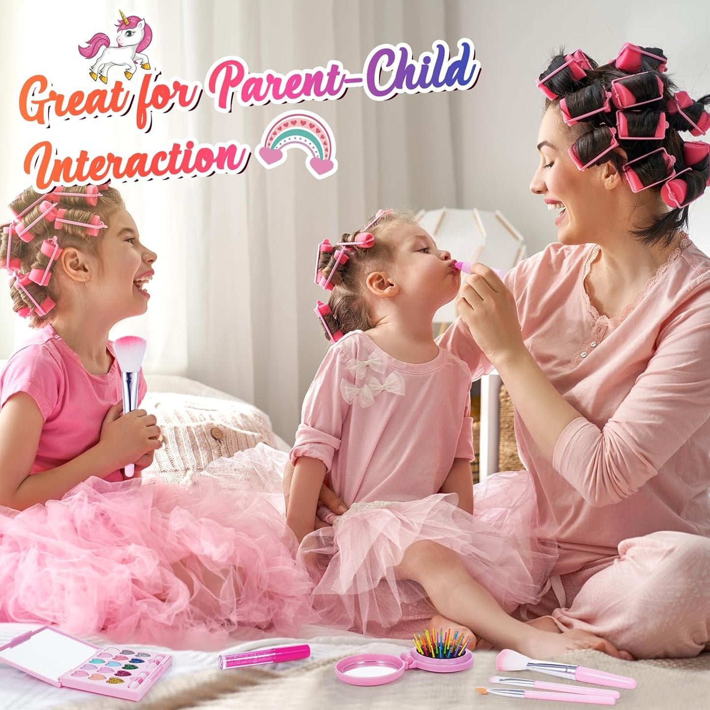 Kids Makeup Sets, 4 5 6 Year Old Girl Gifts for 3-12 Year Olds Toys Age 4 5 6 7 8 Unicorn for Girls Make up Set Birthday Gifts for Girls Kids Toys Pretend Unicorn