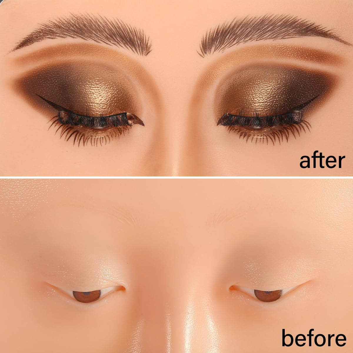 Nude Neutral Eyeshadow Palette, 25 Colours Matte Shimmer Brown Gold Dark Eyeshadow Palette, Highly Pigment Smokey Natural Eye Shadow Makeup, Long Lasting Blendable Waterproof for Daily Festival